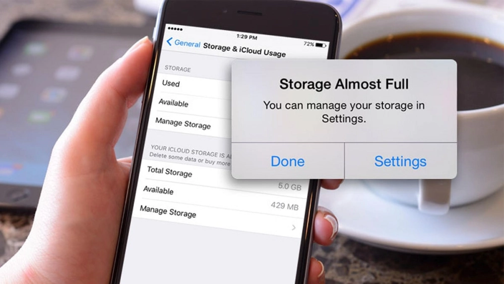 Cách khắc phục iPhone đầy bộ nhớ